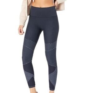 New SPANX Seamless Moto Legging Indigo Sky Navy Blue Women’s size M